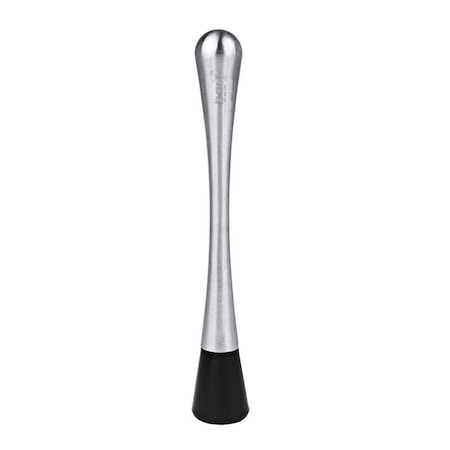 Bary3 BarY3 Black/Silver Stainless Steel Muddler BAR-0760